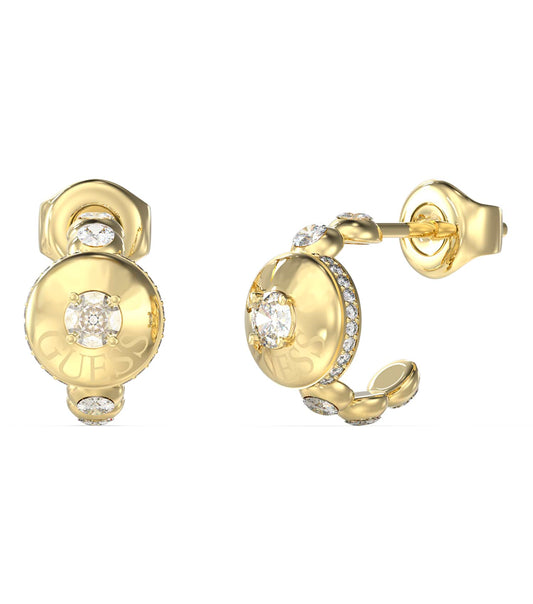 Women Sparks Earrings Gold Steel