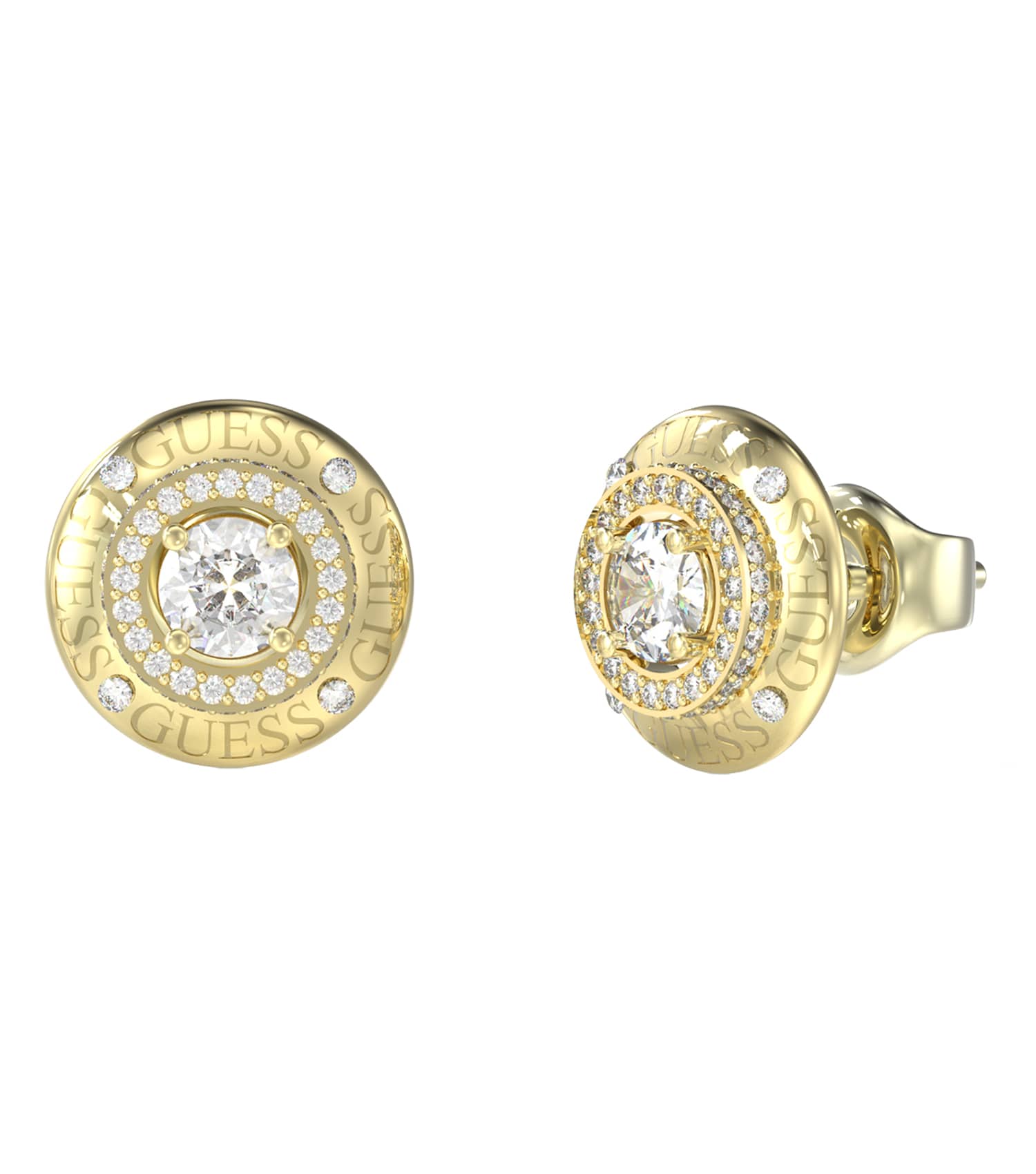Women Sparks Earrings Gold Steel