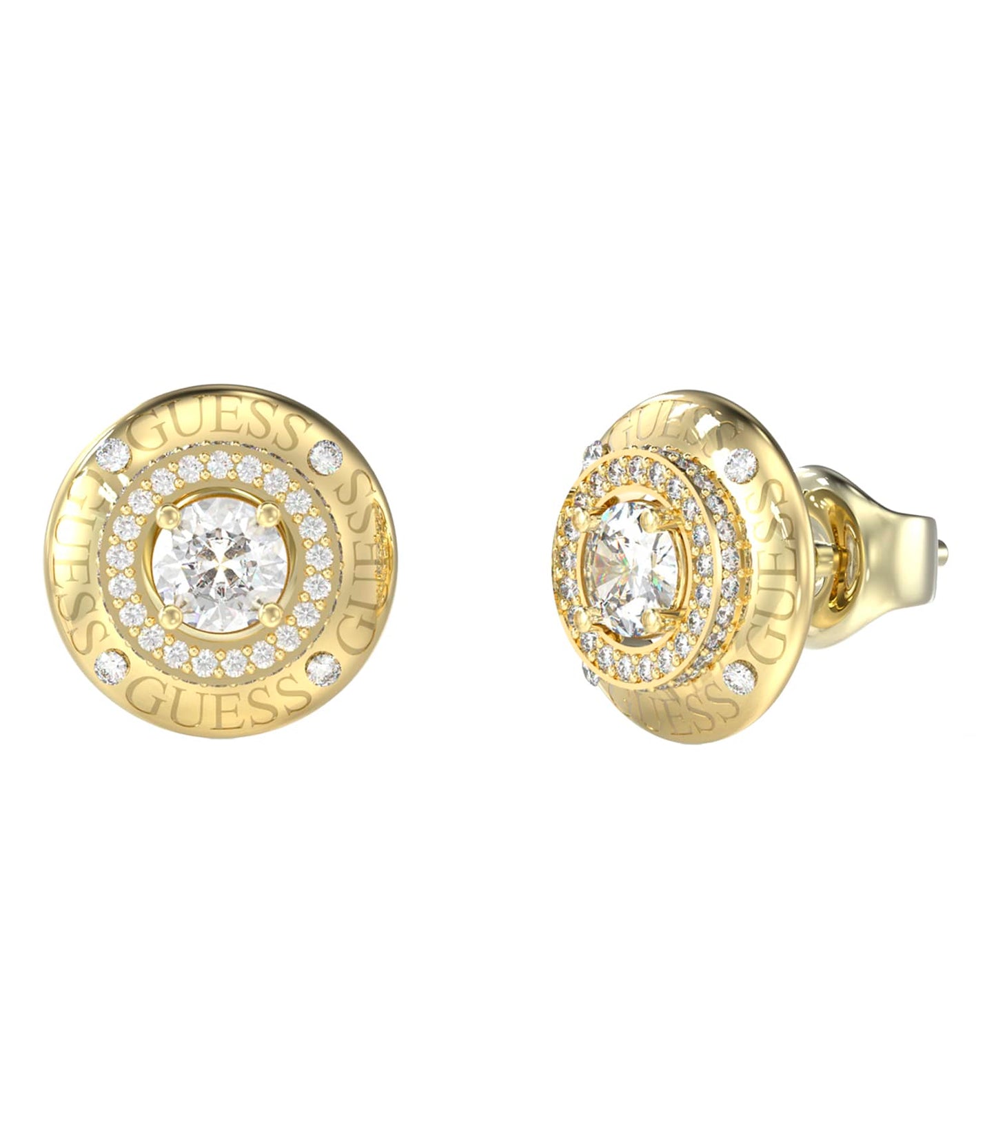 Women Sparks Earrings Gold Steel