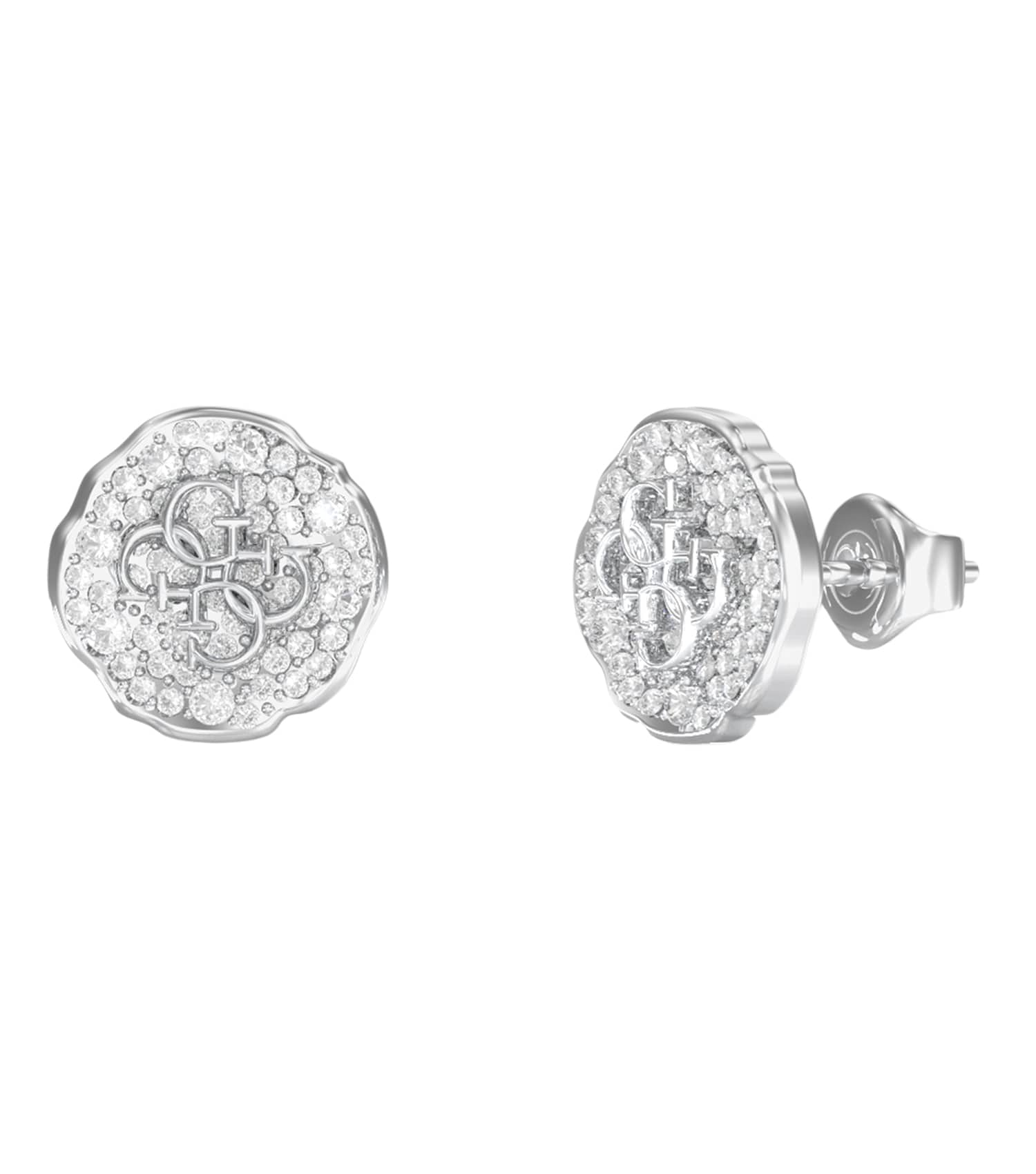 Ladies Morning Grace Earrings Silver Steel