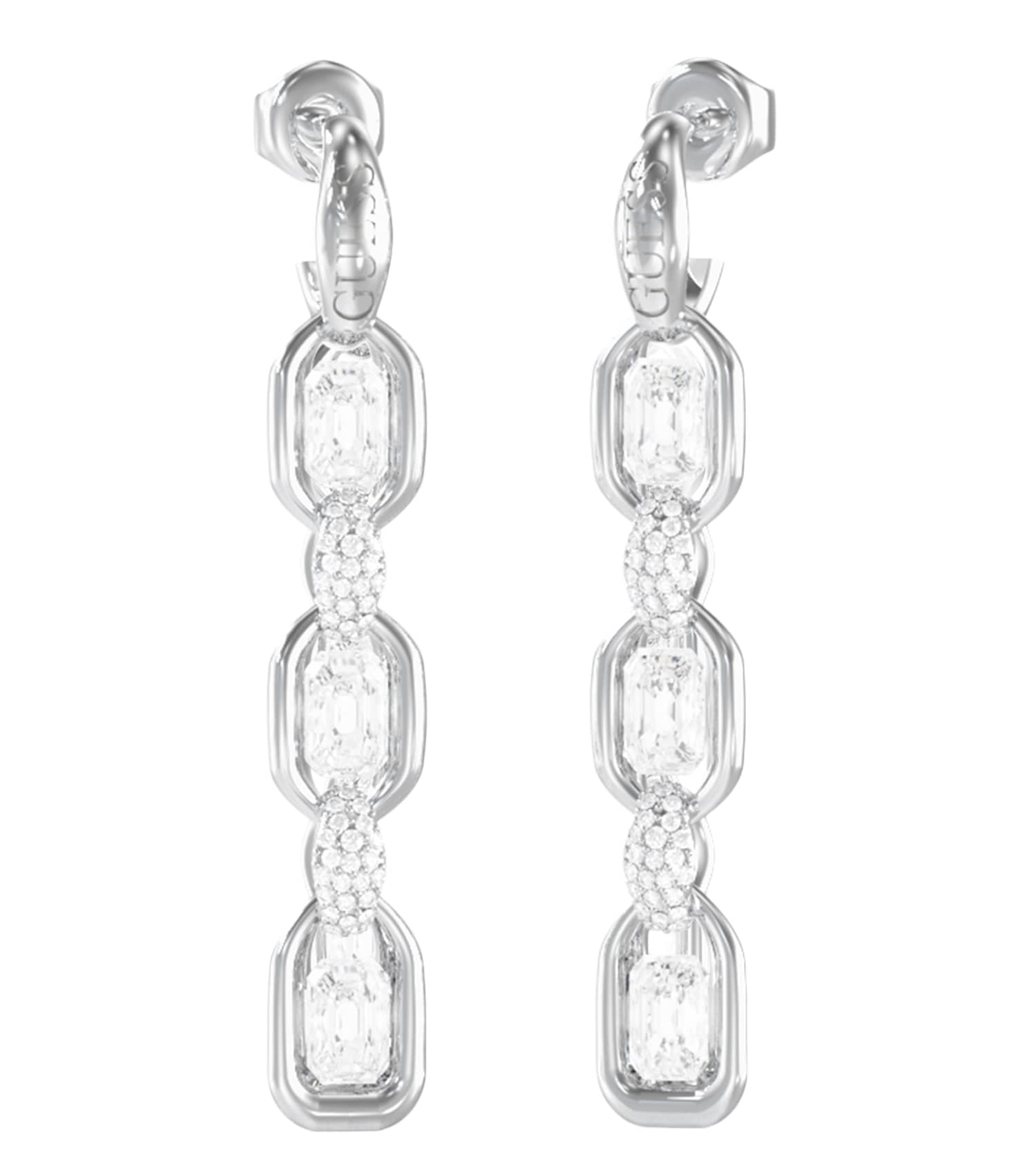 Ladies Radiosa Earrings Silver Steel