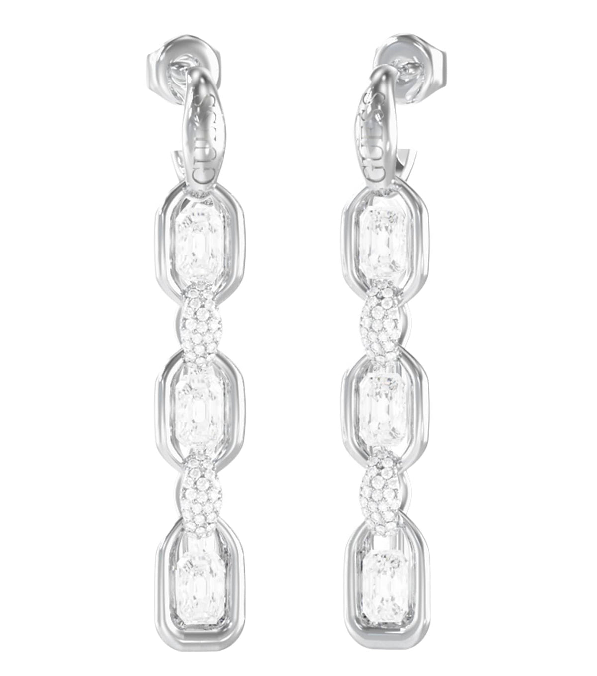 Ladies Radiosa Earrings Silver Steel