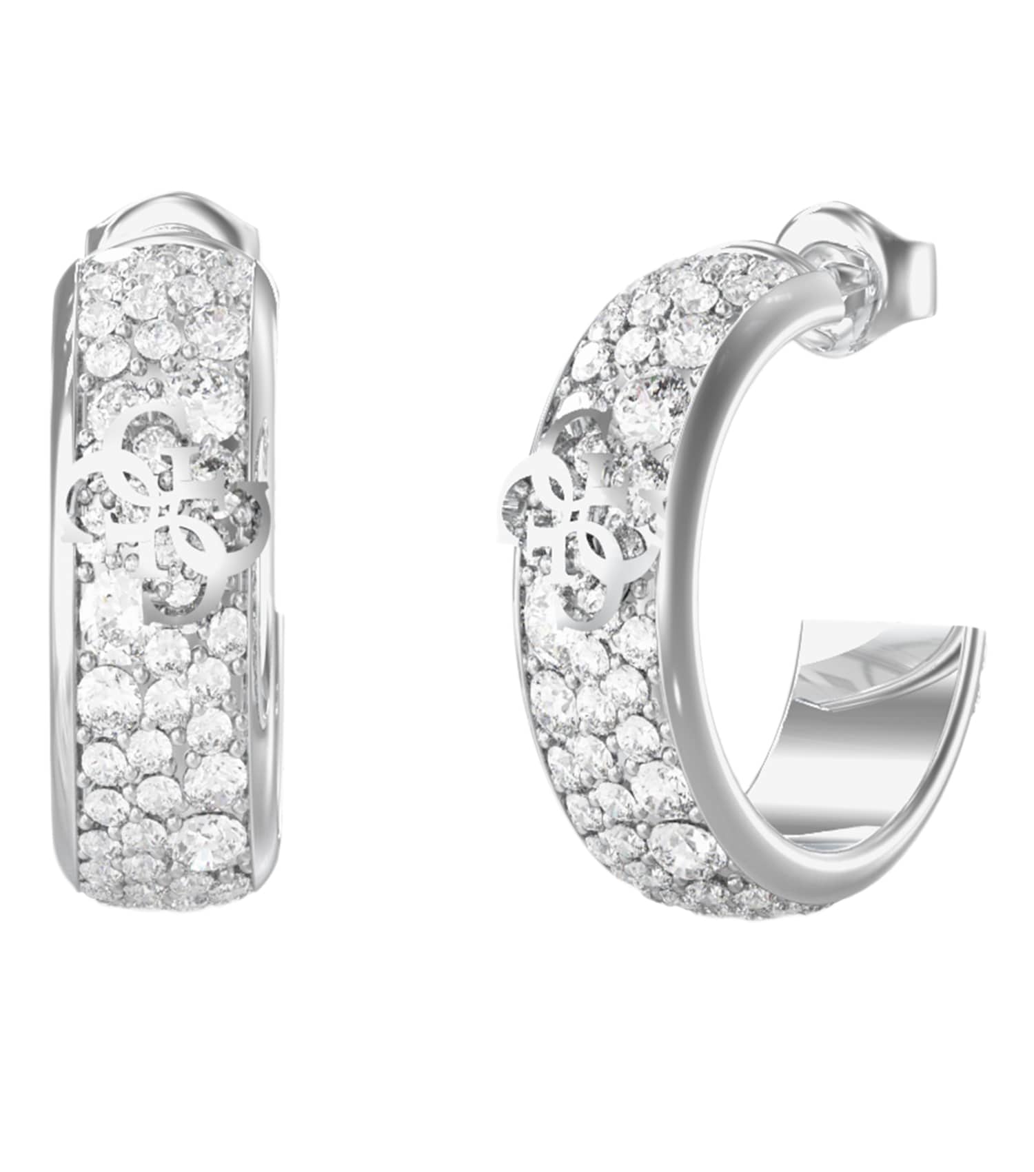 Ladies 4G Supreme Earrings Silver Steel