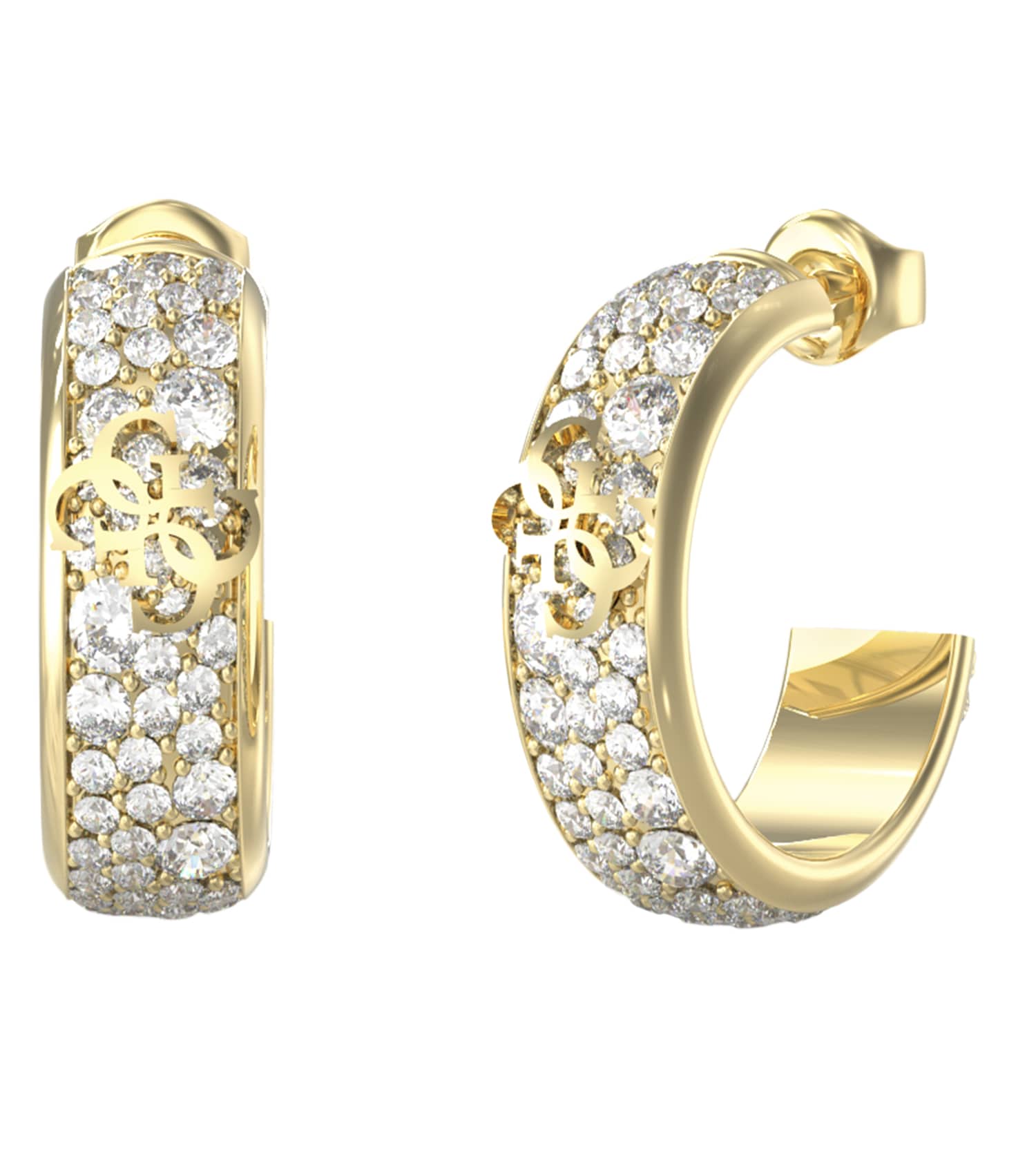 Ladies 4G Supreme Earrings Silver Steel