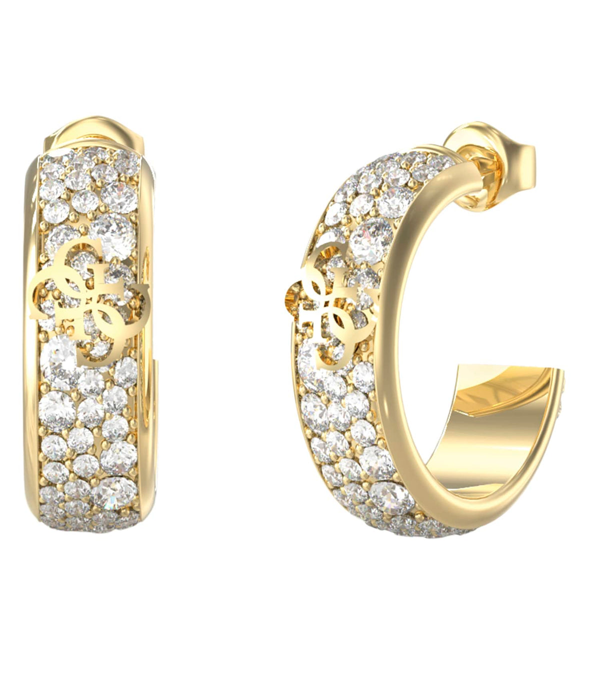 Ladies 4G Supreme Earrings Silver Steel
