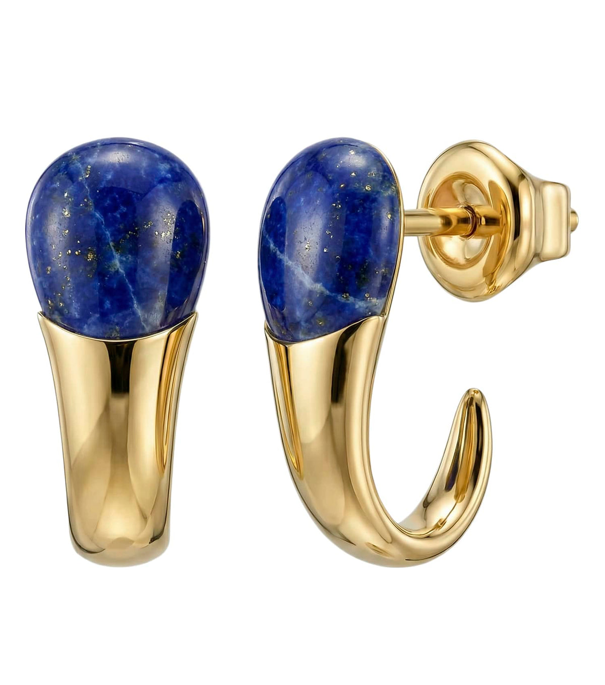 Ladies True Colors Earrings Gold Steel