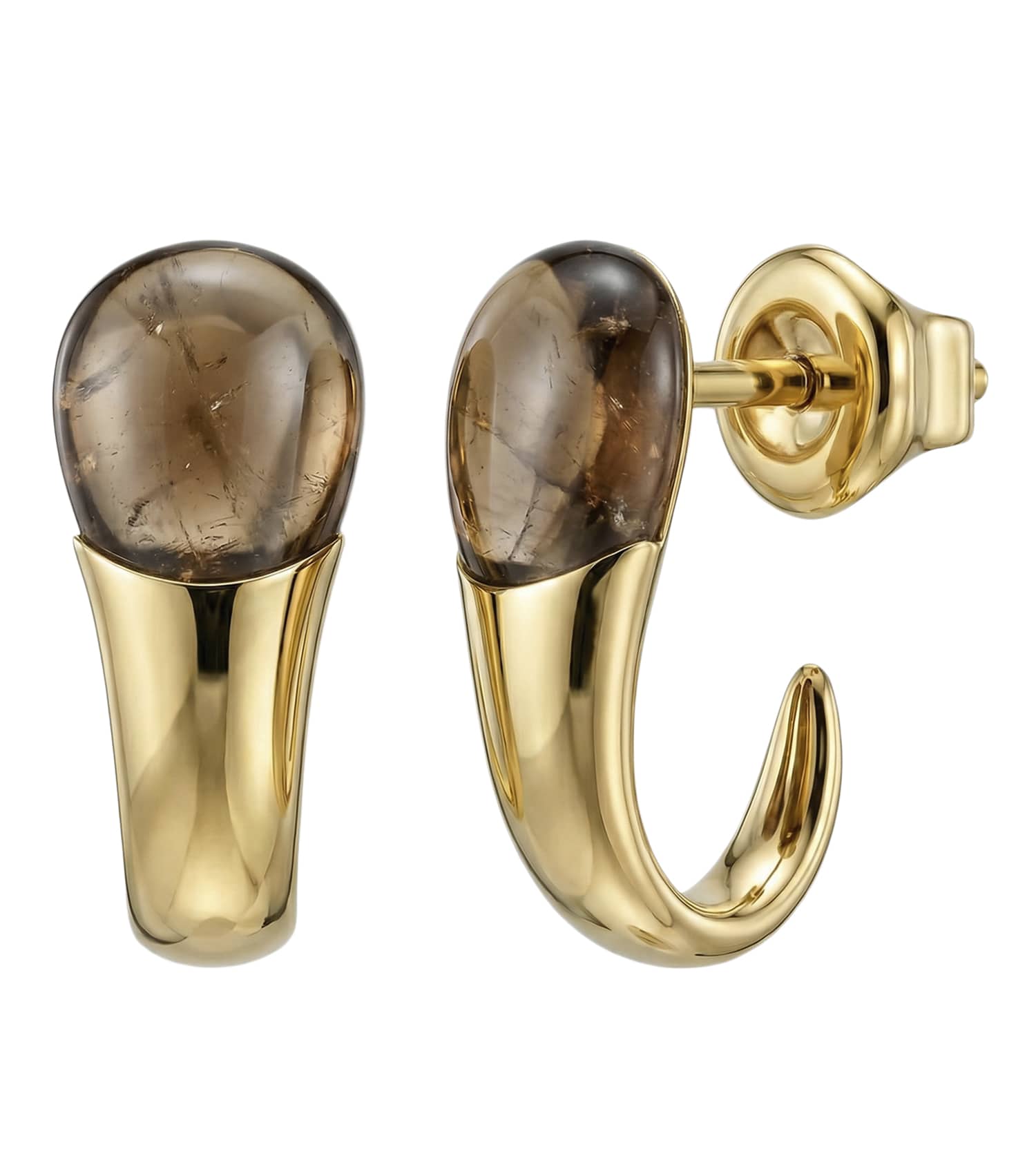 Ladies True Colors Earrings Gold Steel
