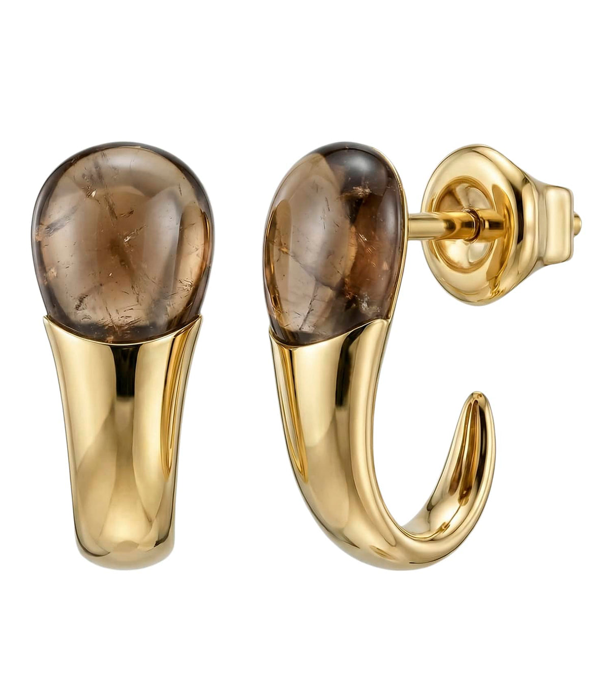 Ladies True Colors Earrings Gold Steel
