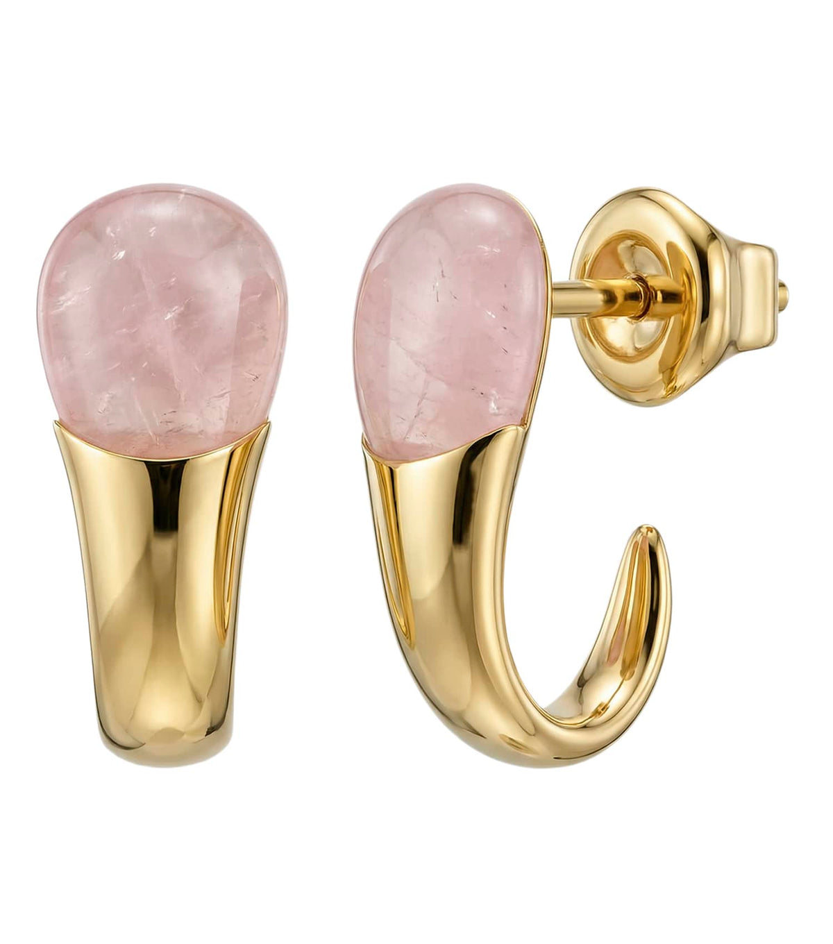Ladies True Colors Earrings Gold Steel