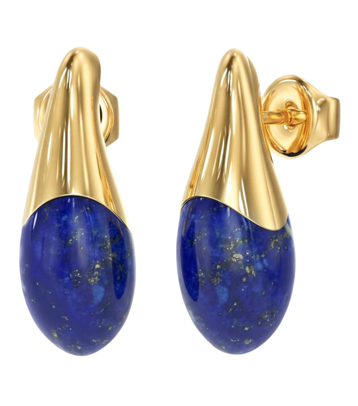 Ladies True Colors Earrings Gold Steel