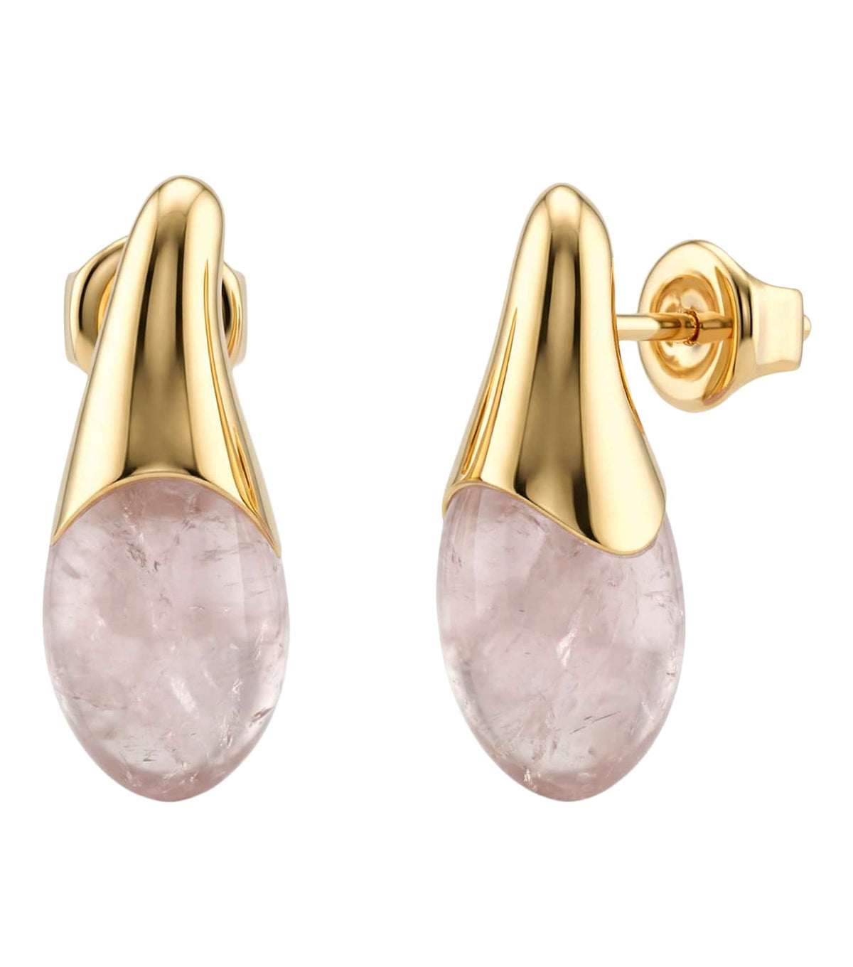 Ladies True Colors Earrings Gold Steel