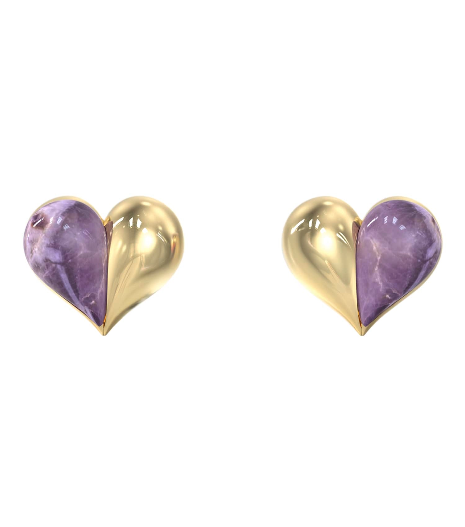 Ladies True Colors Earrings Gold Steel
