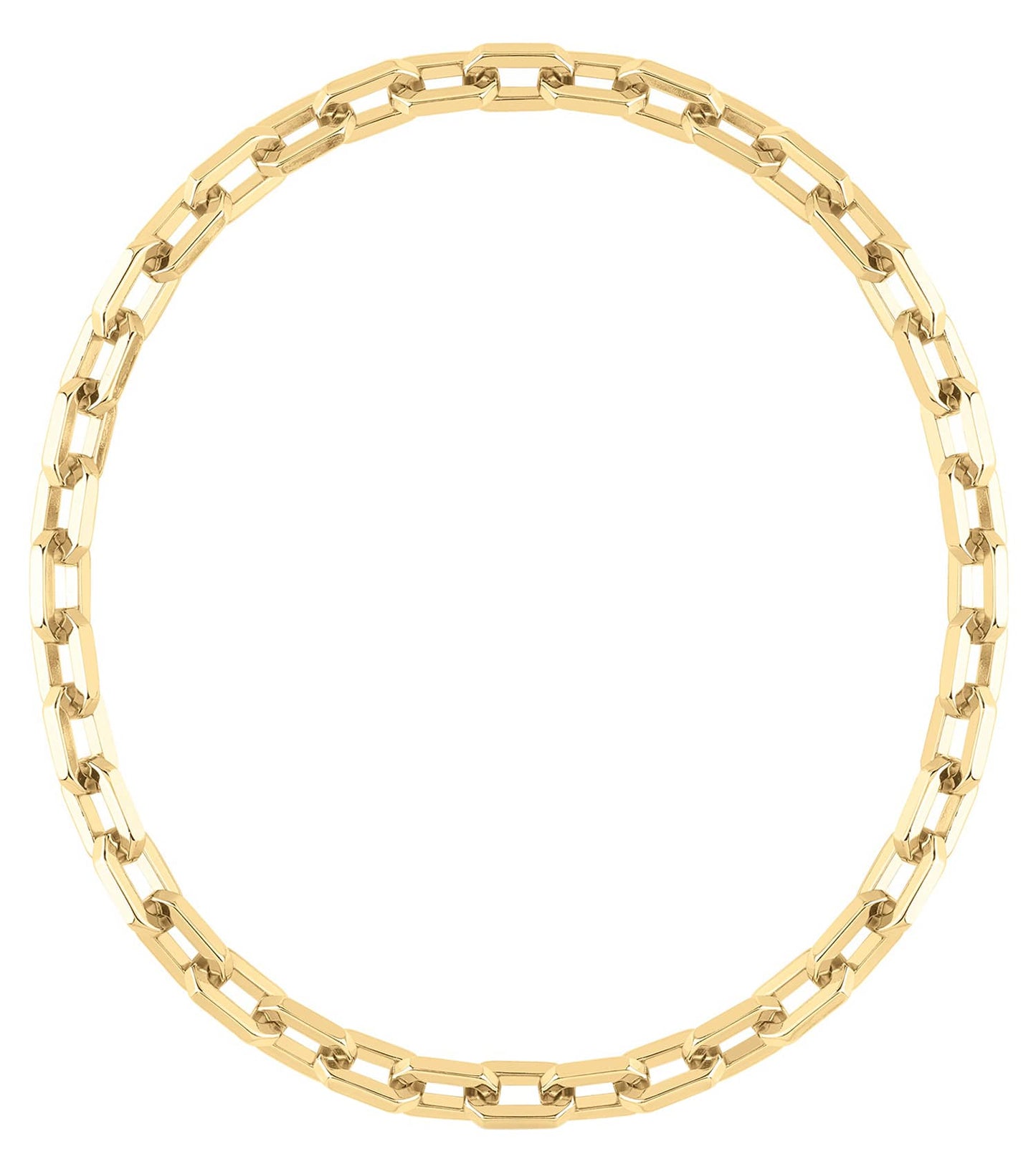 Women Guess Id Necklace Gold Steel