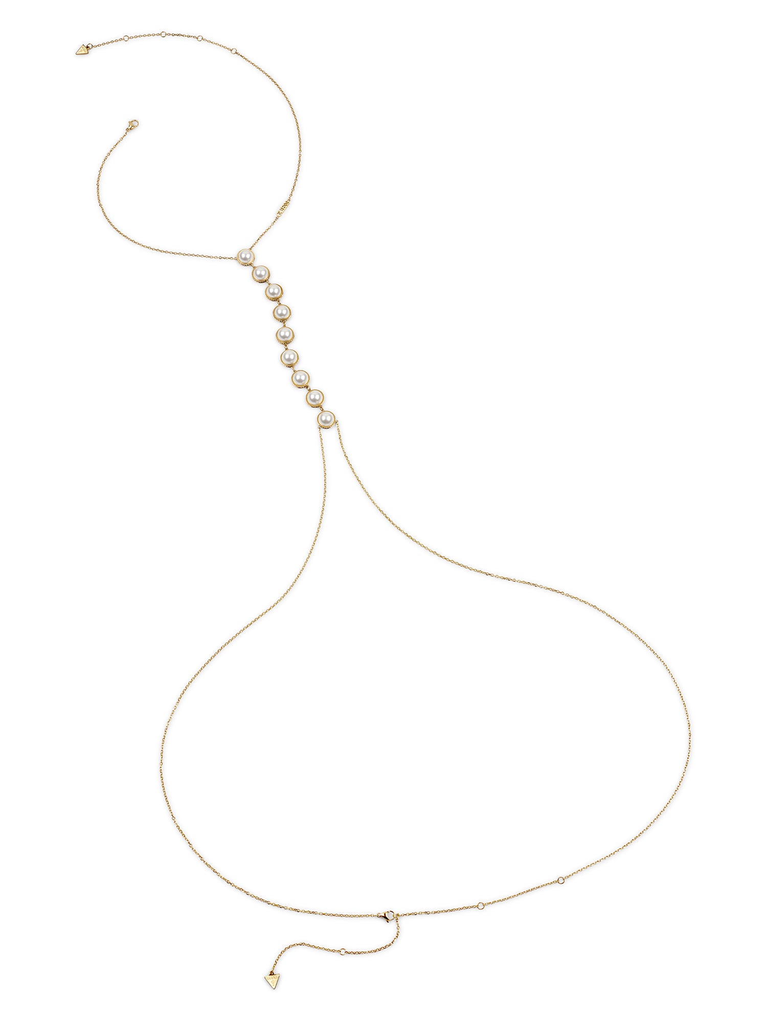 Women Guess Id Necklace Gold OS