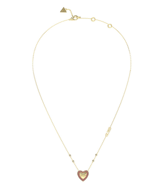 Women Guess Id Necklace Gold OS