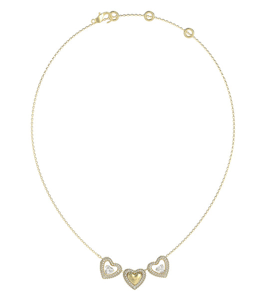 Women Guess Id Necklace Gold OS