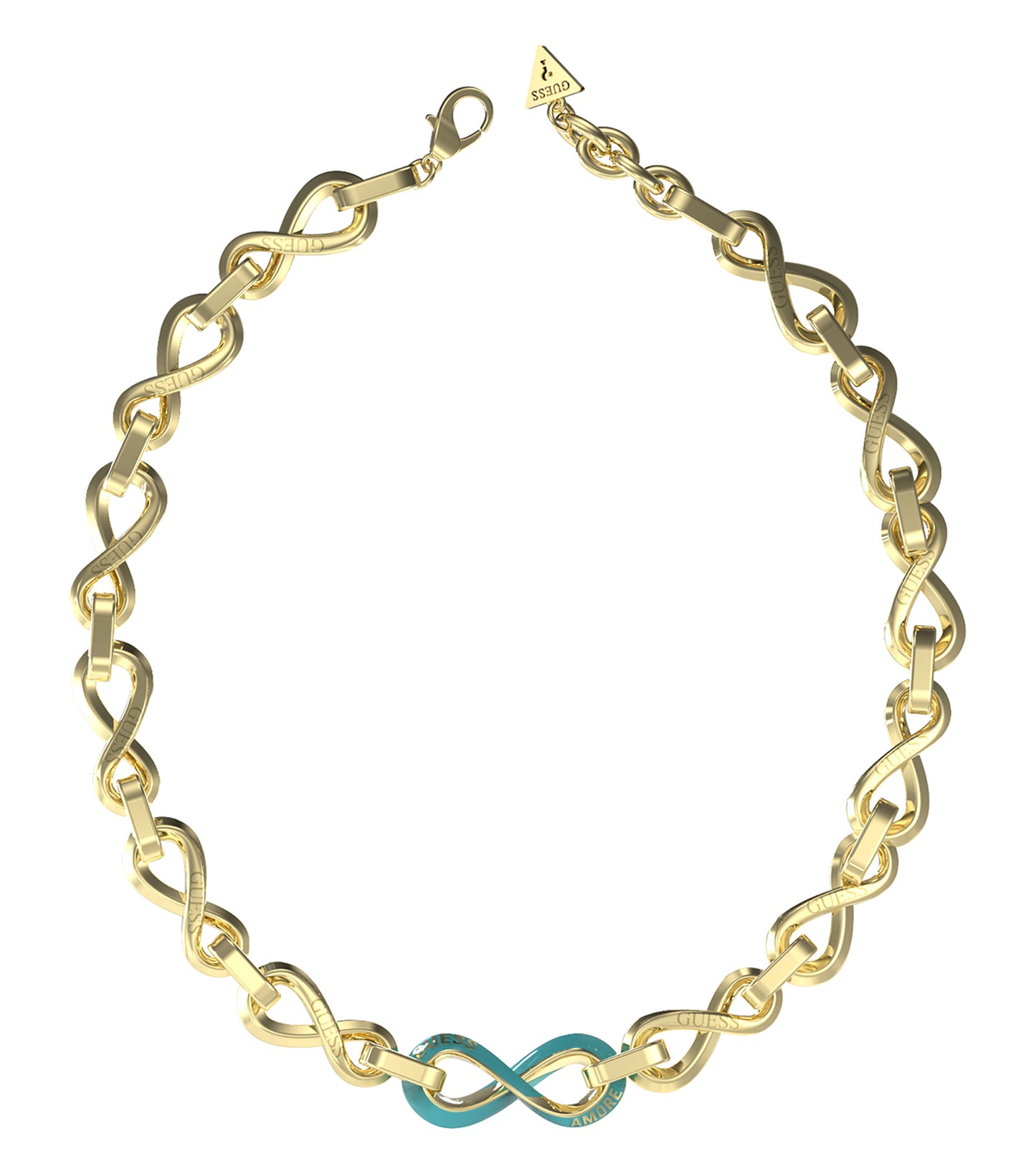 Women Guess Id Necklace