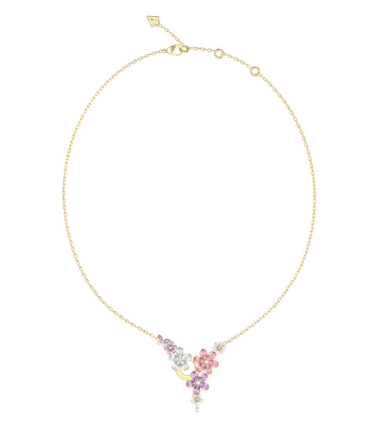 Women Guess Id Necklace Gold OS