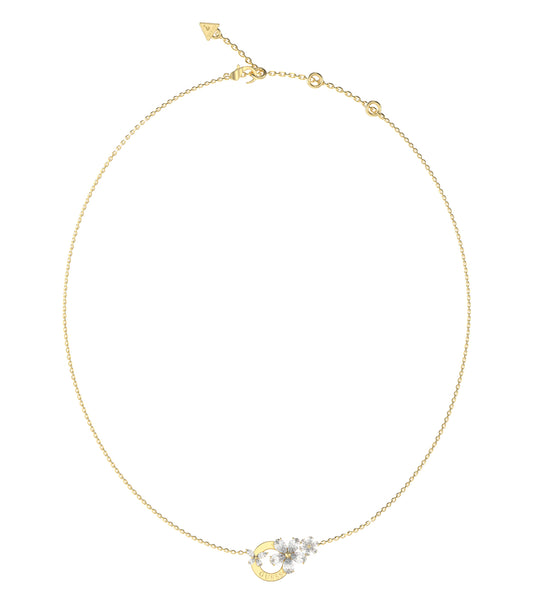 Women Guess Id Necklace Gold OS