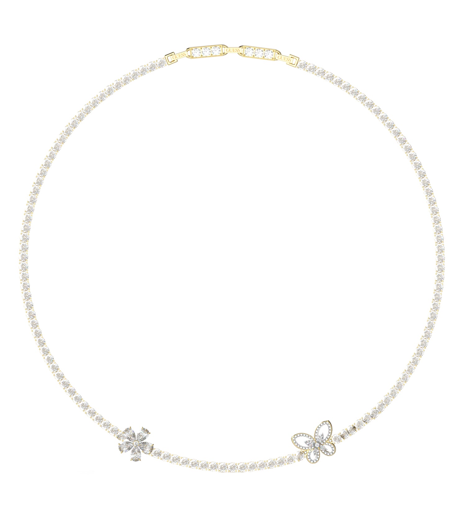 Women Guess Id Necklace