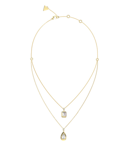 Women Guess Id Necklace Gold OS