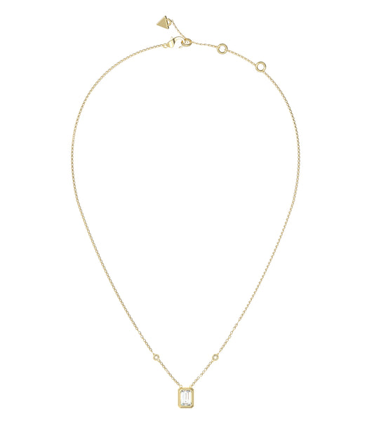 Women Guess Id Necklace Gold OS