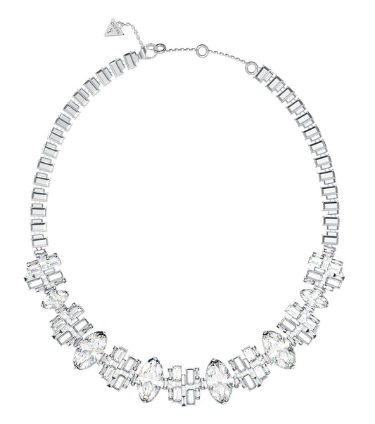 Ladies Chandelier Necklace Silver Steel