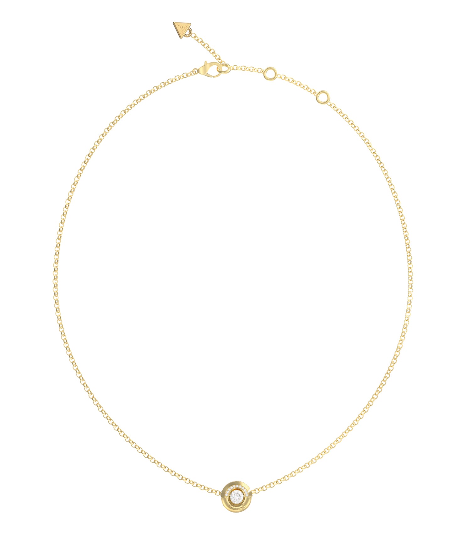 Ladies Majorelle Necklace Gold Steel