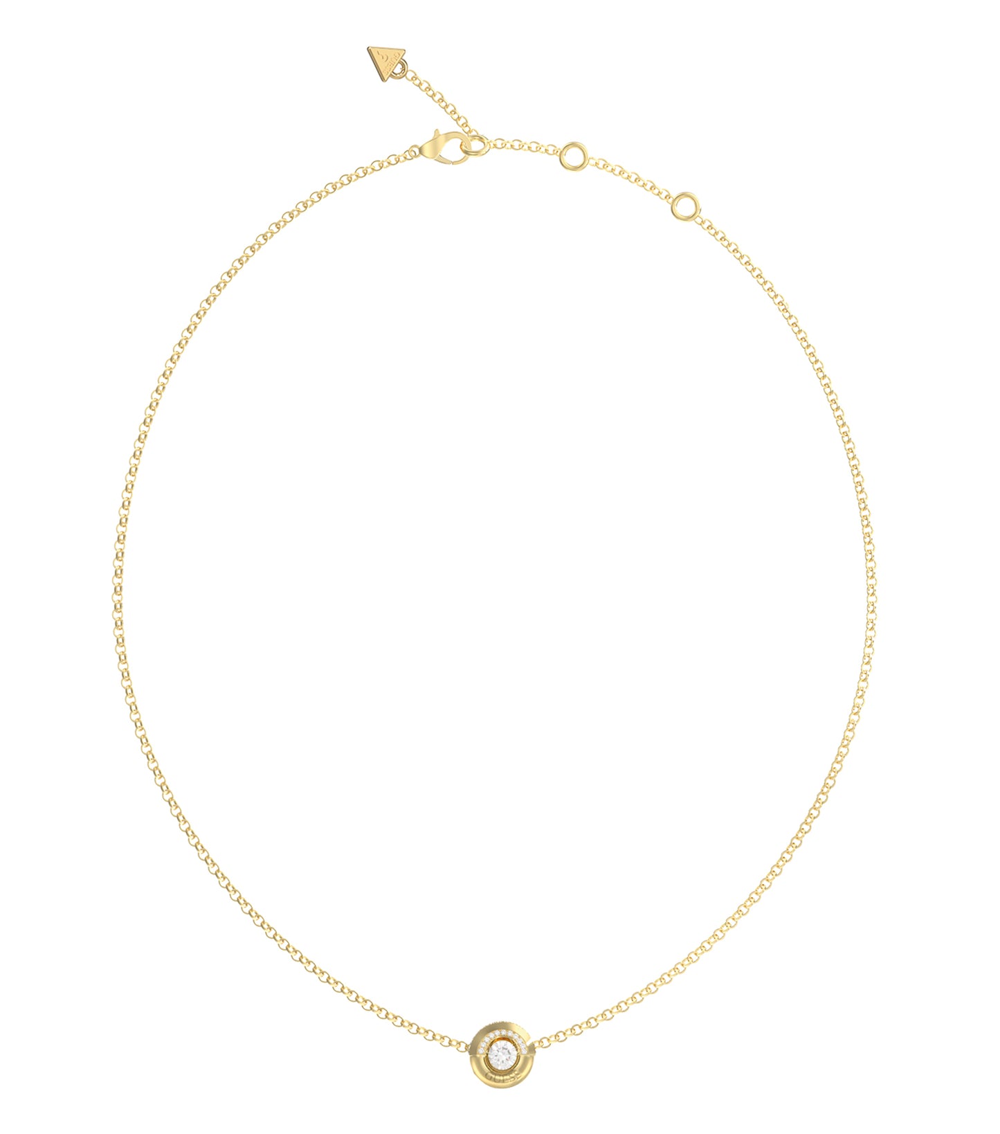 Ladies Majorelle Necklace Gold Steel