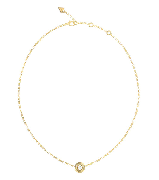 Ladies Majorelle Necklace Gold Steel