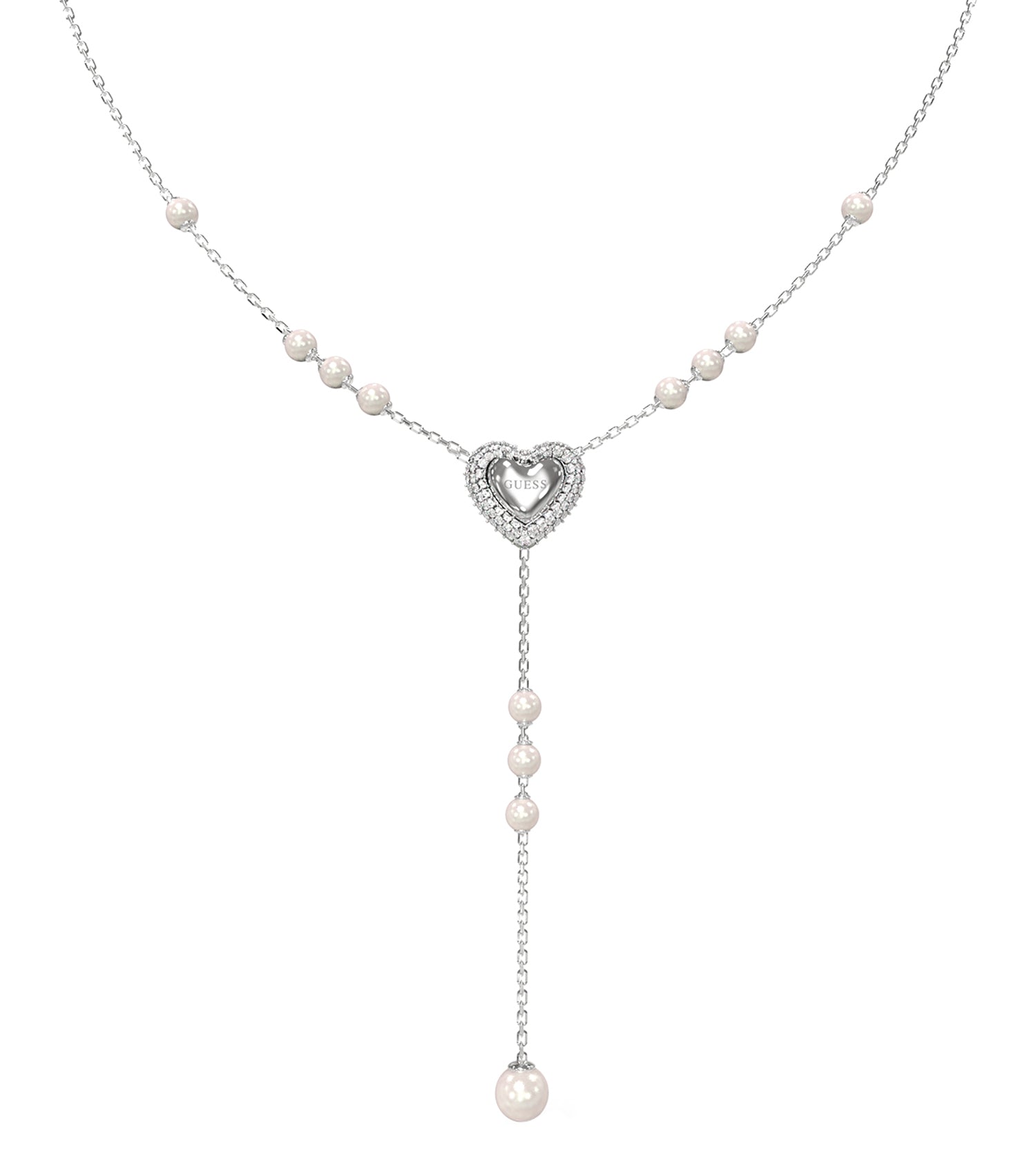 Ladies Beloved Necklace Silver Steel