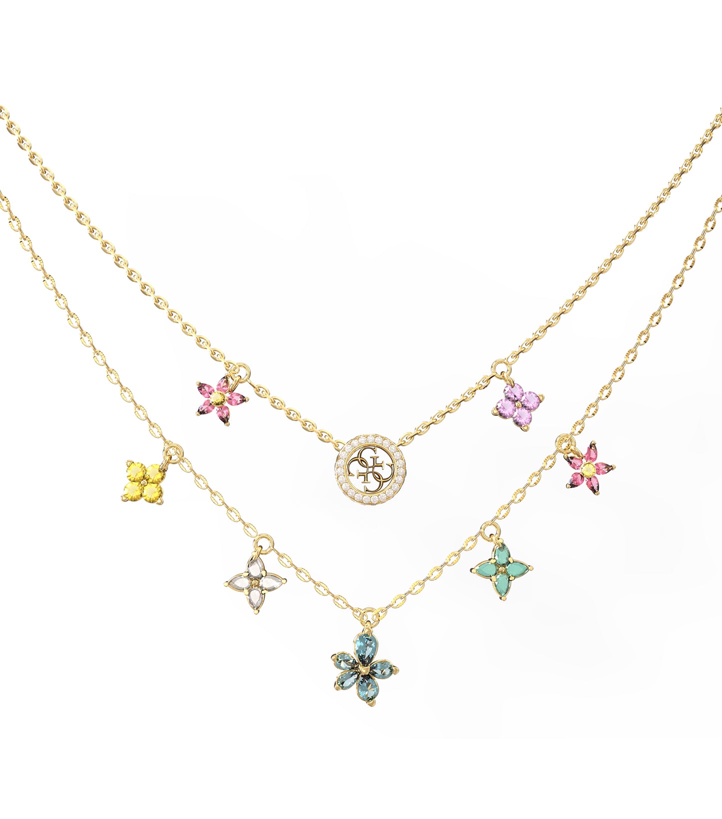 Ladies Secret Garden Necklace  Steel
