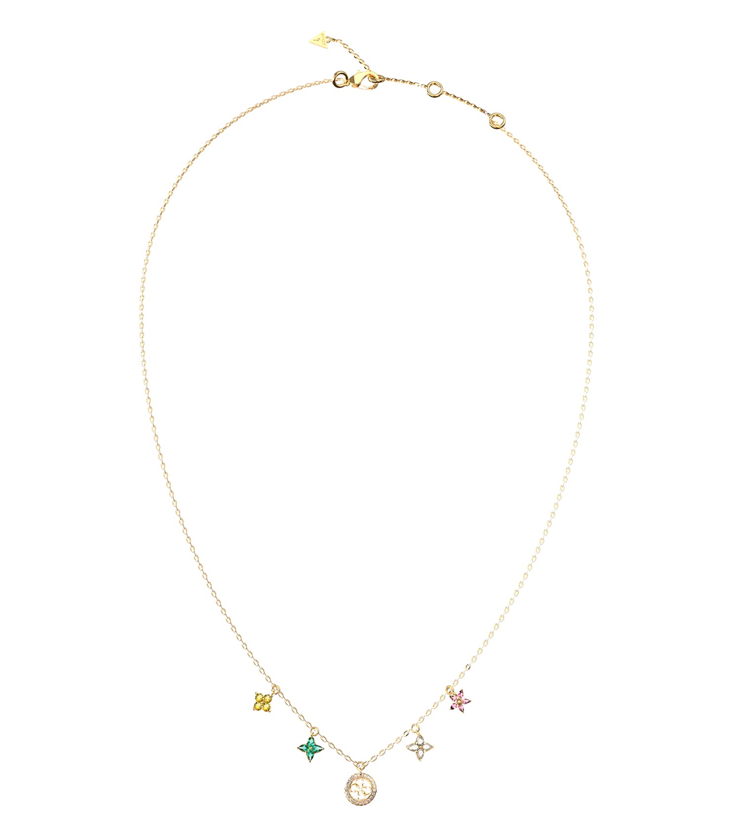 Ladies Secret Garden Necklace Silver Steel