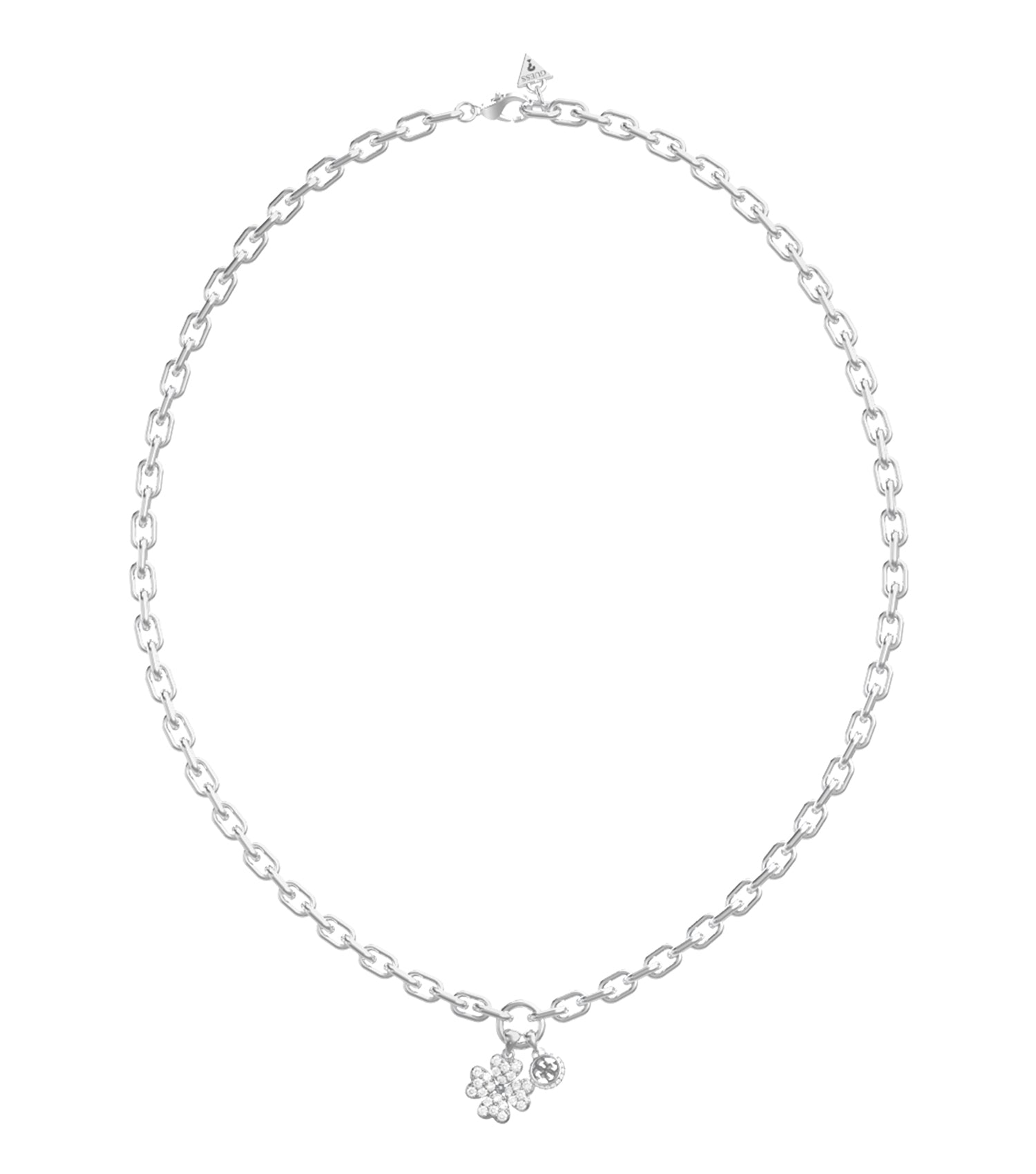 Ladies Love Bites Necklace Silver Steel