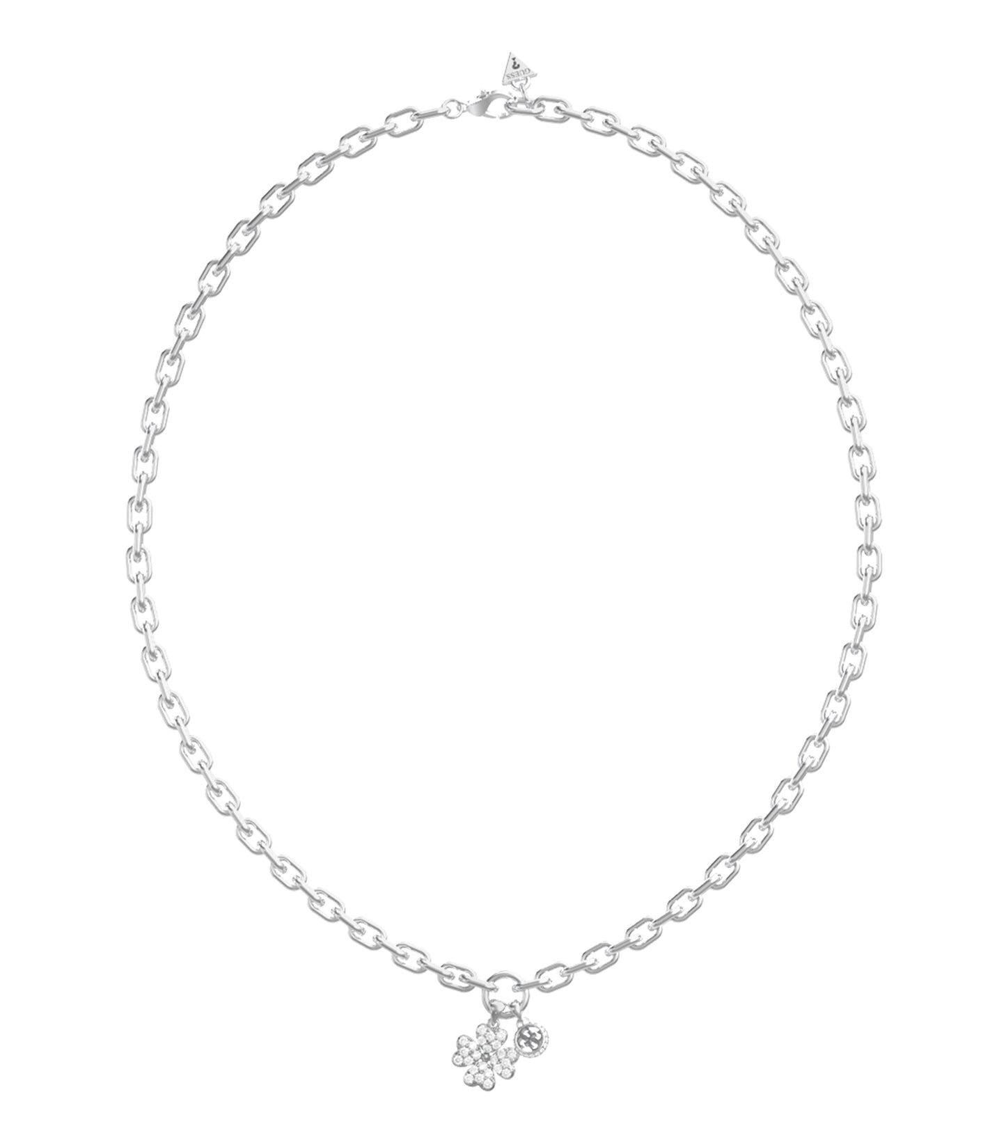 Ladies Love Bites Necklace Silver Steel