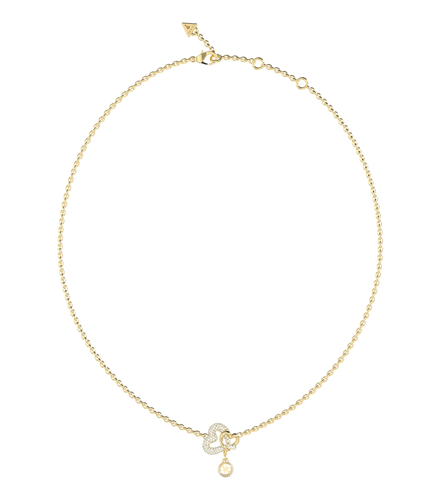 Ladies Love Bites Necklace Silver Steel