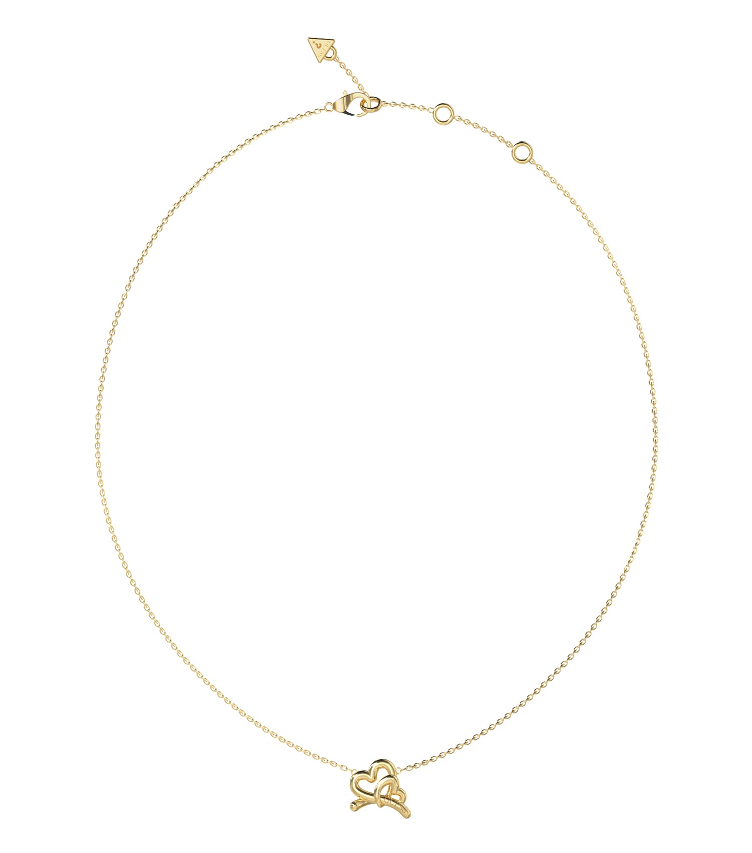 Ladies Love Bites Necklace Silver Steel