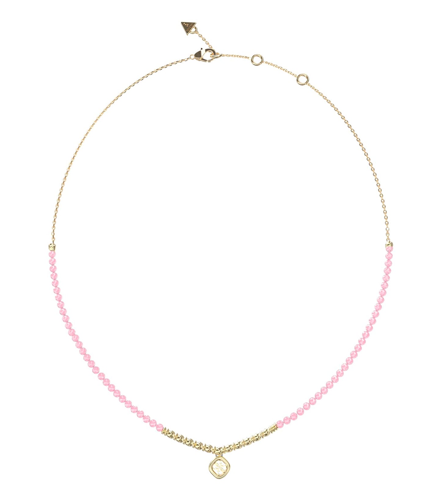 Women Jaipur Splendor Necklace Gold Steel