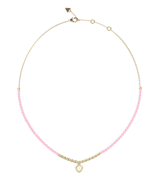 Women Jaipur Splendor Necklace Gold Steel