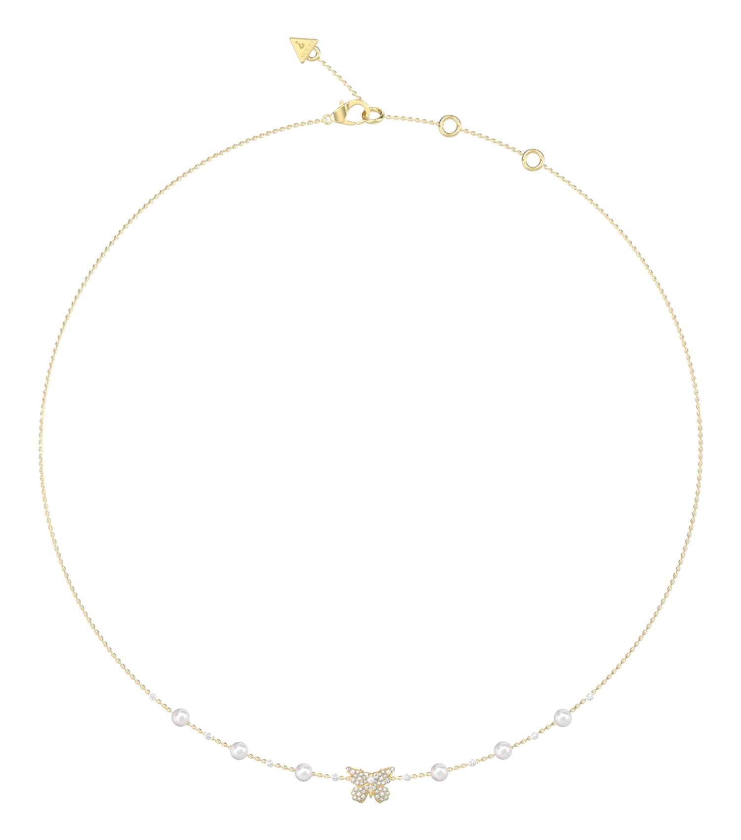 Women Borboleta Necklace Gold Steel