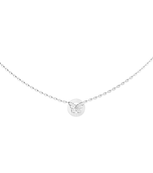 Women Borboleta Necklace Gold Steel