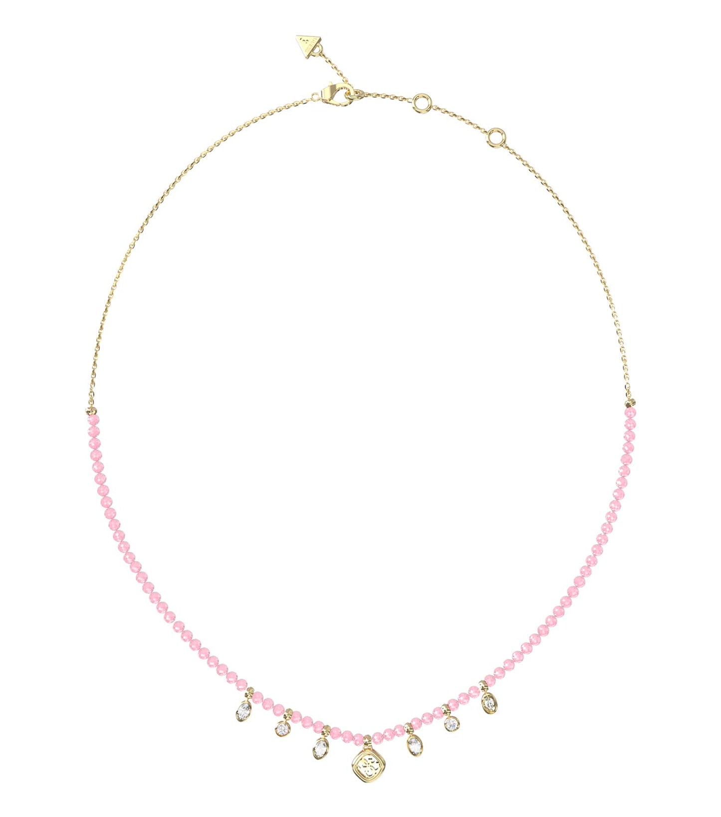 Women Jaipur Splendor Necklace Gold Steel