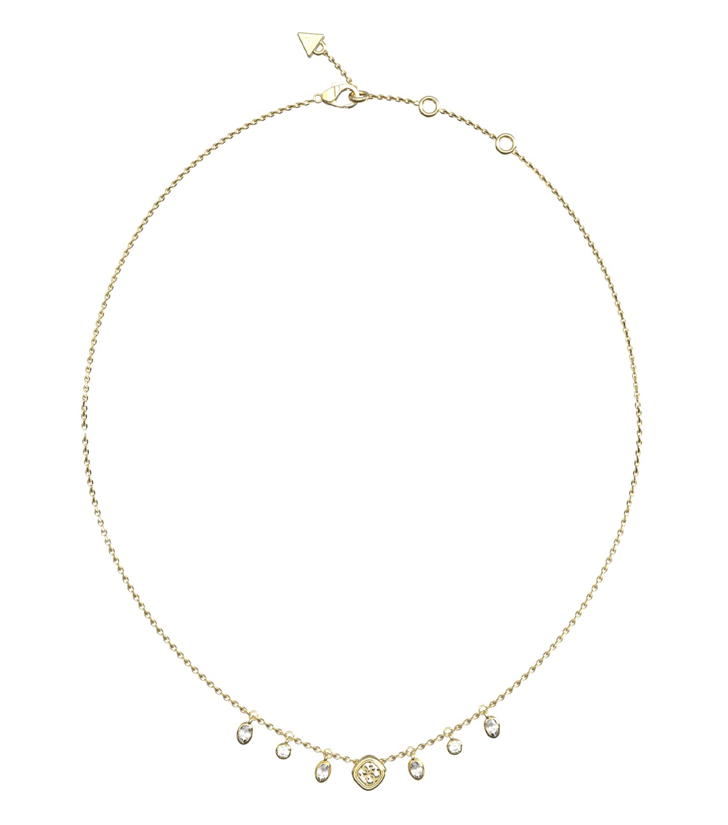 Women Jaipur Splendor Necklace Gold Steel