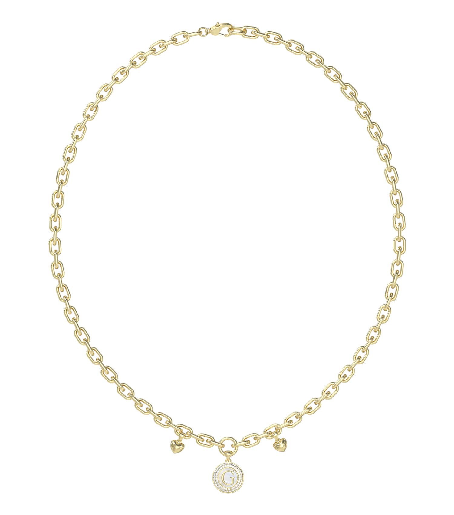 Women G Talisman Necklace Gold Steel