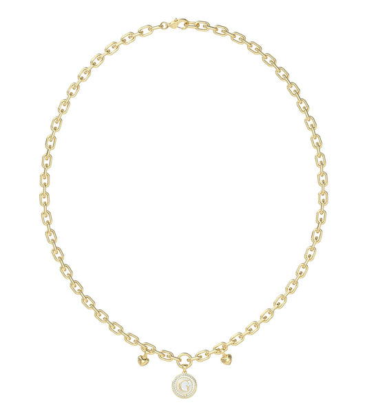 Women G Talisman Necklace Gold Steel