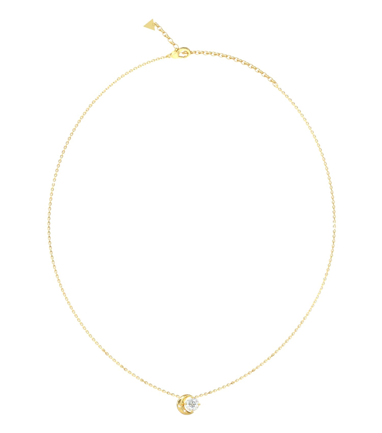 Women Aurora Necklace Gold Steel
