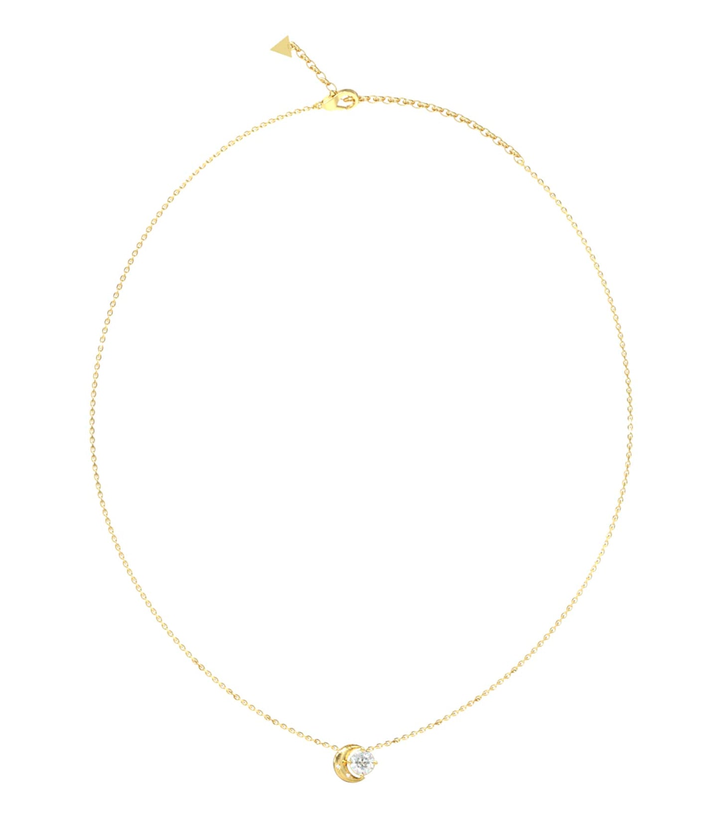 Women Aurora Necklace Gold Steel