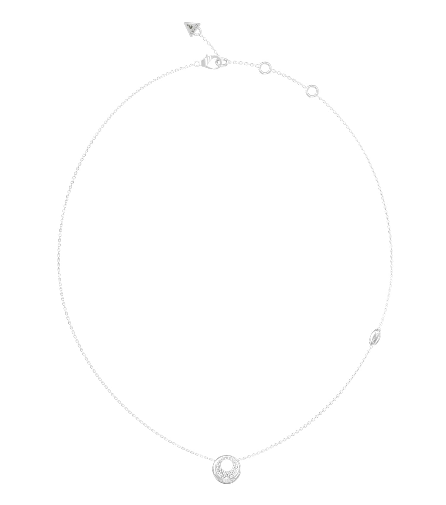 Women Moon Drops Necklace Gold Steel