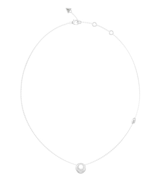 Women Moon Drops Necklace Gold Steel