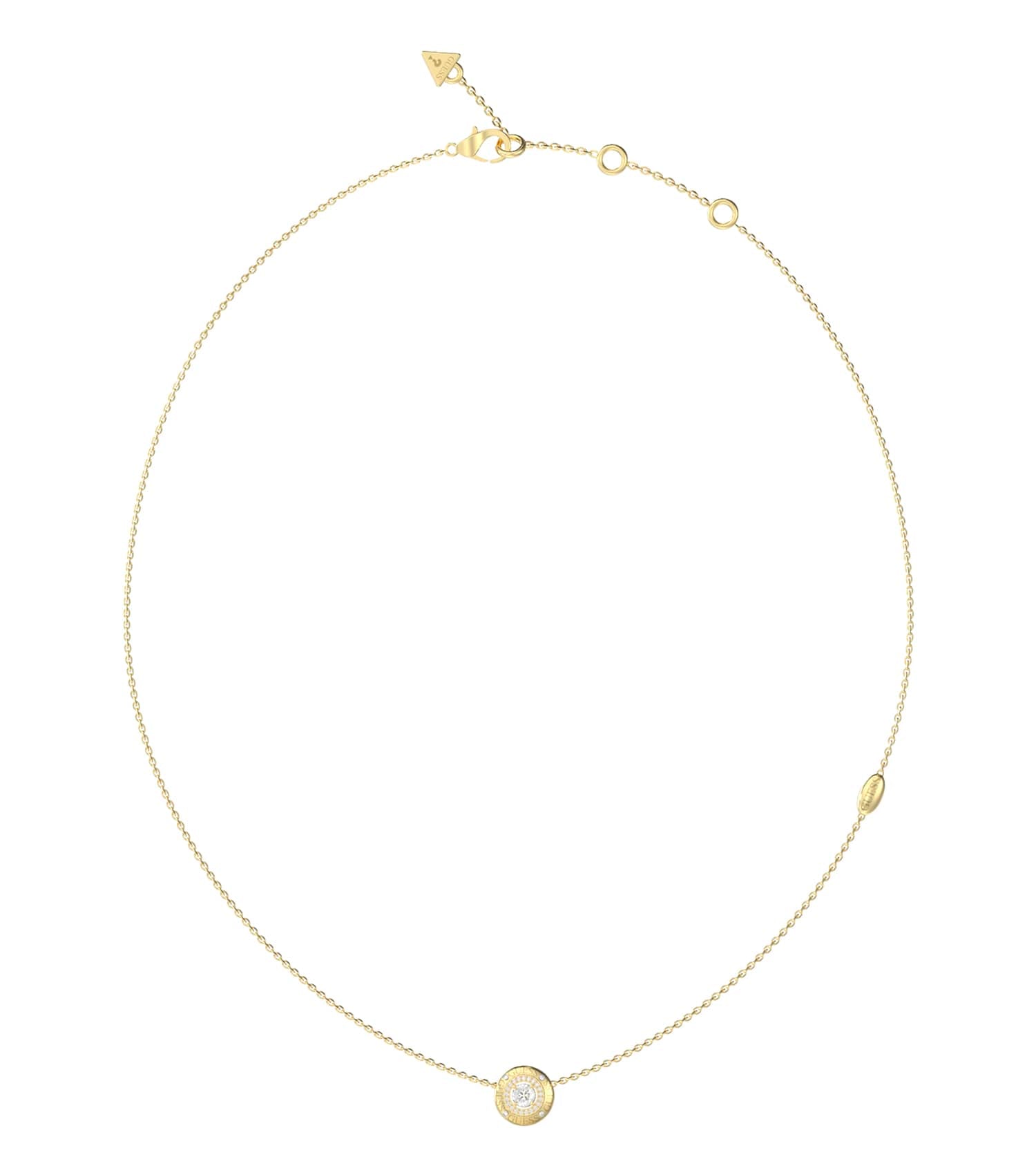 Women Sparks Necklace Gold Steel